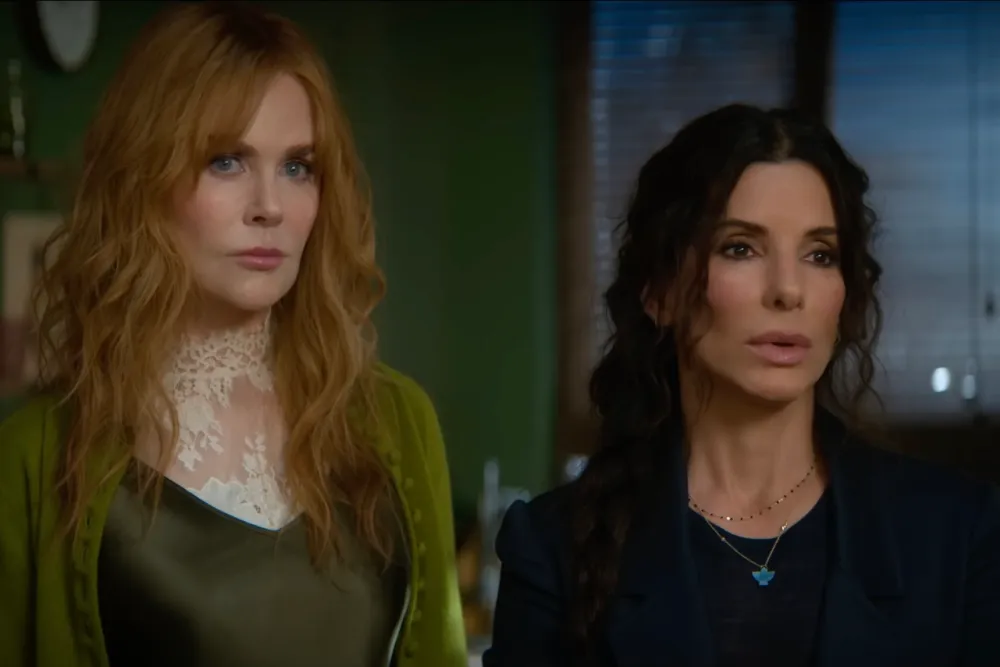 The Return of the Owens Sisters: Nicole Kidman and Sandra Bullock in a scene from the new film Practical Magic 2.