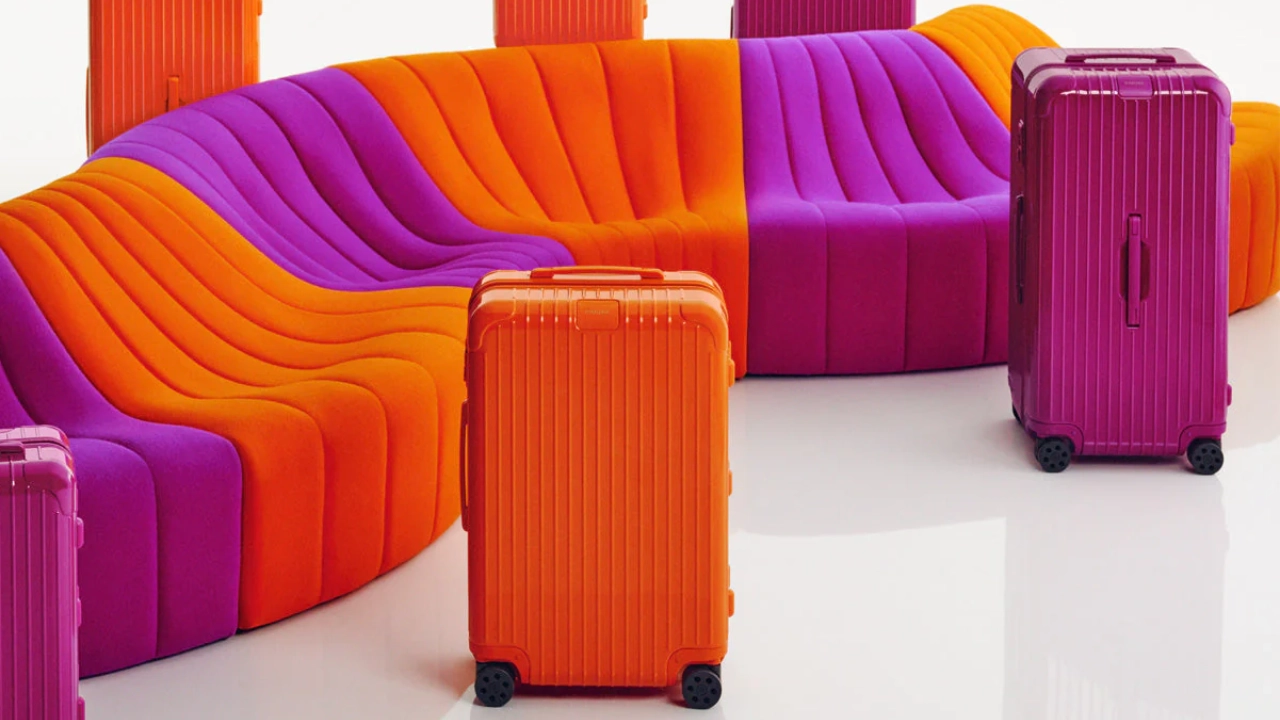 RIMOWA and Rossy de Palma: The Electric Orange and Magenta Collection Every Traveler Needs