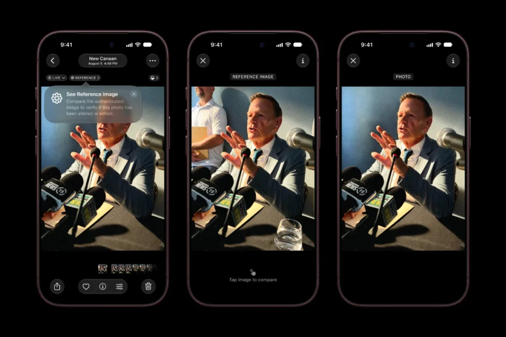 Apple Reference Image feature on iPhone 18 Pro