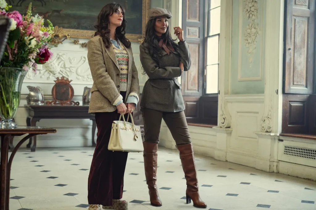 Kaya Scodelario and Maya Jama in The Gentlemen Season 2